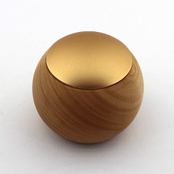 remote control CASAMBI LEPUK EVOLUTION round, with sensor, 4 channel, with accumulator, with lighting, gold, light wood