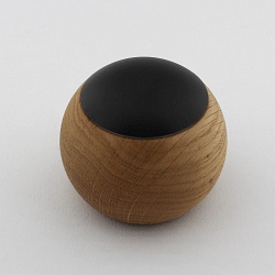 remote control CASAMBI LEPUK EVOLUTION round, with sensor, 4 channel, with accumulator, with lighting, black, oak natural