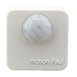 Bluetooth Sensor CASAMBI MOTION PAUL SMP-MLBTW, PIR Bewegung + Licht, Batterie-Betrieb, max. 14 Meter, magnetisch, Wei