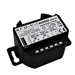 Relæ kredsløb sæt CASAMBI AWBT2R 2-fold, built-in version, Bluetooth controllable, black