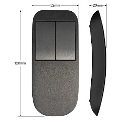 Fernbedienung CASAMBI RC4EMEBTB EnOcean, 4-fach, programmierbar, kinetisch (ohne Batterie), Schwarz, Glatt