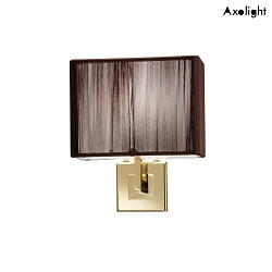 Wall luminaire AP CLAVIUS wall luminaire, E14, IP20, gold / tobacco