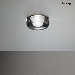 LED Einbauleuchte FA FAIRY, 6.2W 2700K 565lm, IP20, Chrom, Glas grau