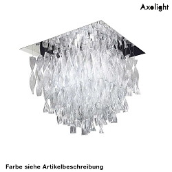 Ceiling luminaire PL AURA GR, E27, IP20, Murano glass, transparent brown