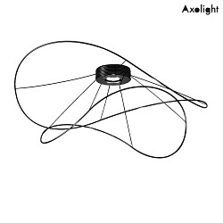 LED Deckenleuchte PL HOOPS 2, 17W 3000K 1330lm, IP20, schwarz