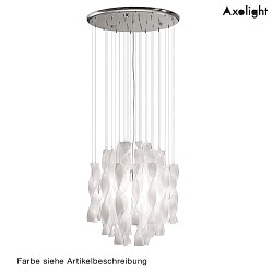 Pendant luminaire SP AURA 45, E27, IP20, Murano glass, clear