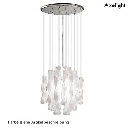 Pendant luminaire SP AURA 45, E27, IP20, Murano glass, transparent brown