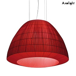 Luci a sospesione BELL 180 diretto / indiretto E27 IP20, Rosso dimmerabile