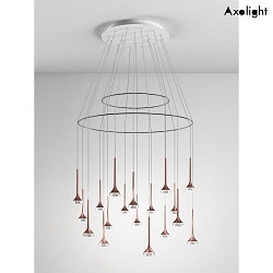 Luminaire  suspension SP FAIRY 18 flammes IP20, ambre gradable