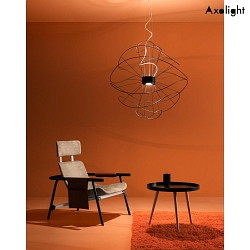 LED pendant luminaire SP HOOPS 6, up / down, 34W, 3000K, 2660lm, IP20, black