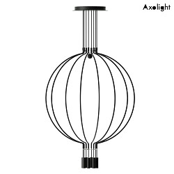 LED pendant luminaire SP LIAISON G 8, 8x 7.5W, 2700K, 5368lm, IP20, black