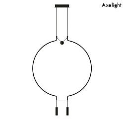 LED pendant luminaire SP LIAISON M 2, 2x 9W, 2700K, 1342lm, IP20, black