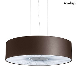 Luminaire  suspension PL SKIN 160 avec couverture E27 IP20, marron, blanche gradable