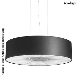 Pendant luminaire PL SKIN 160, E27, IP20, with cover below, matt black / white