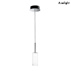 Pendant luminaire SP SPILLRAY, incl. G4 LED G4, 1.5W, 3000K, IP20, chrome, crystal glass