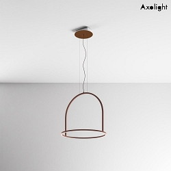 LED pendant luminaire SP U-LIGHT 090, 63W, 3000K, 4904lm, IP20, rusted brown