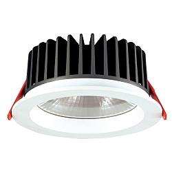 Downlight commutable IP20, d�gager, blanche 