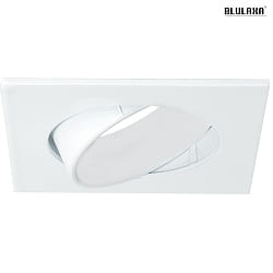  Einbauleuchte fr LED Reflektor GU10  5cm, quadratisch, schwenkbar, wei, glnzend 