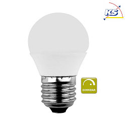 Blulaxa LED Lampe MiniGlobe SMD Essential G45, 160, E27, warmwei, dimmbar, 5,5W