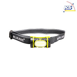 LED Head lamp 2W, 2 switching levels, signal flashing mode, elastic, reflective headband, high quality design
