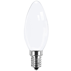 LED Filament Kerzenform E14, 2.5W 2700K 250lm 300, Glas opal