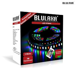 LED Strip Set, 300cm, 120, IP20, mit 3M Klebeband, 18W, RGB, mit Fernbedienung