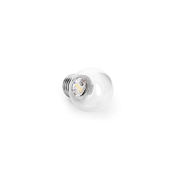 LED Lampadina Goccia/Gocce G45 E27 0,8W 50lm 1800K 270 