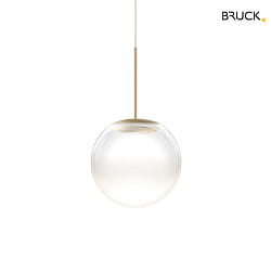 Luminaire  suspension BLOP MOLL LV S IP20, champagne, blanche gradable