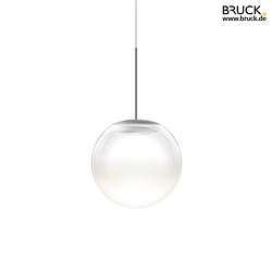 Luminaire  suspension BLOP MOLL LV S IP20, laqu, chrome mat gradable