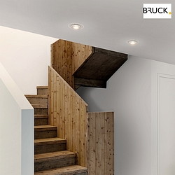 LED Deckenleuchte EUCLID MIN AC C, 10W, 2700K, 1200lm, CRI 90, IP20, dimmbar, chrom