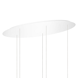 Baldacchino OV 1000-5 LV ovale, Bianco, laccato