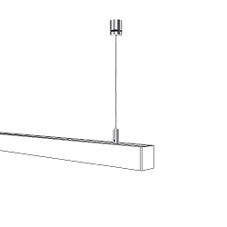 Zubehr fr 2-Phasen HV-Schienensystem Abhngung ALL-IN, L: 100cm