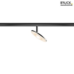 Faretto a bifase EUCLID SPOT 80 ALL-IN IP20, Nero, laccato dimmerabile