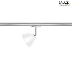 Projecteur biphas SILVA 110 SPOT G9 DUOLARE G9 IP20, blanche, chrome mat gradable