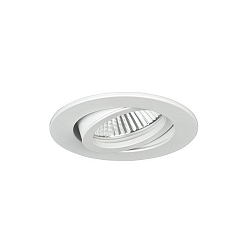 Downlight rotondo, girevole GX5,3 IP20, Bianco dimmerabile