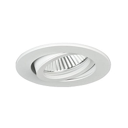 recessed luminaire round, swivelling GX5,3 IP20, white dimmable