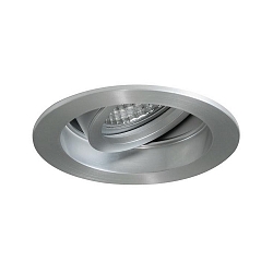 Downlight rotondo, girevole GX5,3 IP20, Alluminio opaco dimmerabile