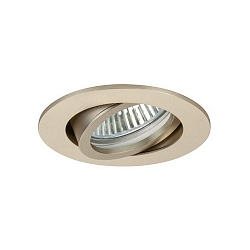 Downlight rotondo, girevole GX5,3 IP20, Champagne dimmerabile