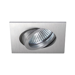 Downlight girevole, piazza GX5,3 IP20, Alluminio opaco dimmerabile