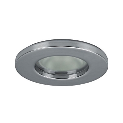 Outdoor LV downlight, IP65,  8.3cm, 12V AC, GX5.3 max. 50W, fixed, chrome