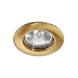 Lumire encastre 12V rond, scintillant, or gradable