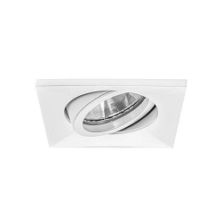 Plafonnier encastr BERRIE-S angulaire, pivotant, sans monture IP20, blanche gradable