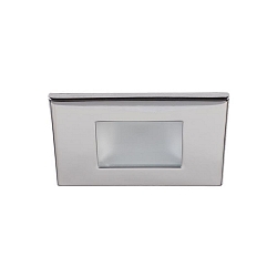 Lumire encastre 12V carr, scintillant, blanche gradable