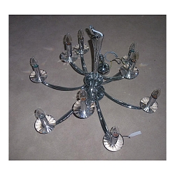 Luci a sospesione BAHIA 9-Lampadine E14 IP20, Cromo dimmerabile