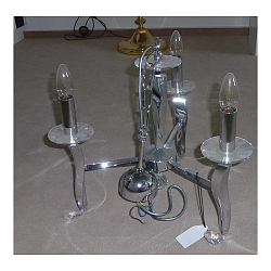 Luci a sospesione GIRATA 3-Lampadine E14 IP20, Cromo dimmerabile