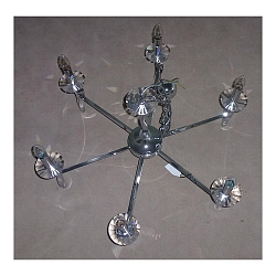 Luci a sospesione GIRATA 6-Lampadine E14 IP20, Cromo dimmerabile