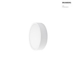 Applique da esterno EYE rotondo, CCT Switch, resistente agli urti IP65, bianco opaco 