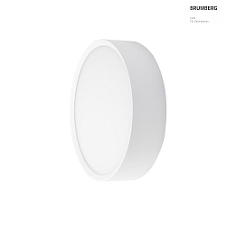 Applique da esterno EYE rotondo, CCT Switch, resistente agli urti IP65, bianco opaco 