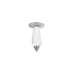 ceiling recessed luminaire LEDSPARK MAXI round, direct IP20, chrome dimmable