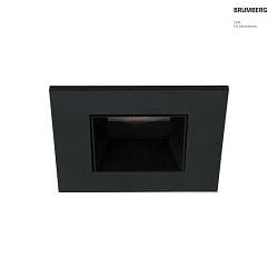 LED Einbaudownlight ALTERO-S, 33, 11,8W, 1800K-3000K, 620lm, IP44, DTW, quadratisch, schwarz